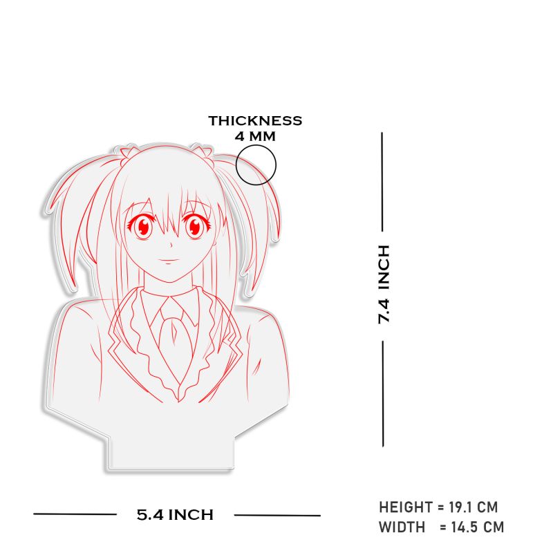 Anime Girl Design Night Lamp
